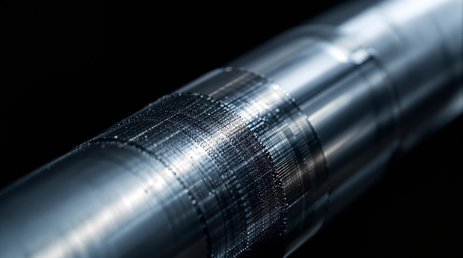 Cut end of a thick-walled steel tube showing a concentric bore and seamless wall